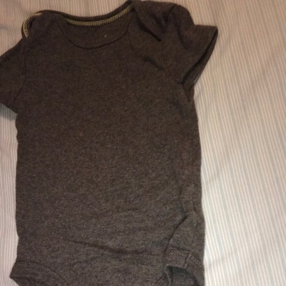 Cloud Island Heather gray onesie - Picture 1 of 3